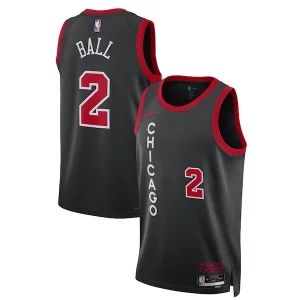 Trendy Meraviglioso Lonzo Ball Chicago Bulls Nike Unisex 2023/24 Swingman Jersey Black City Edition