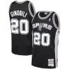 Pratico Duraturo Resistente Manu Ginobili San Antonio Spurs 2002 03 Hardwood Classics Player Swingman Jersey Black