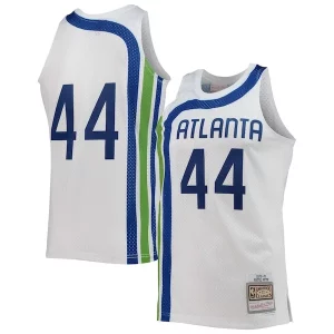 Trendy Lussuoso Prestigioso Pete Maravich Atlanta Hawks 1970/71 Hardwood Classics Swingman Jersey White