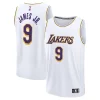 Ottimo Accattivante Bronny James Los Angeles Lakers Fast Break Replica Player Jersey Association Edition White