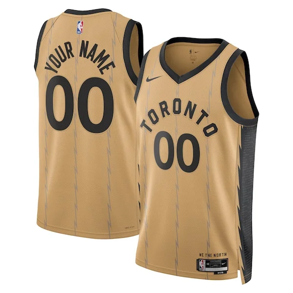 Fantastico Delizioso Resistente Toronto Raptors Nike Unisex 2023/24 Custom Swingman Jersey Gold City Edition