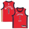 Stupendo Zion Williamson New Orleans Pelicans Jordan Brand Preschool 2022/23 Replica Jersey Statement Edition Red