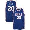 Cool Markelle Fultz Philadelphia 76ers Nike Youth Swingman Jersey Blue Icon Edition