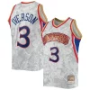 Eccezionale Allen Iverson Philadelphia 76ers Hardwood Classics 1996/97 Lunar New Year Swingman Jersey White