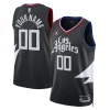 Pratico Robusto LA Clippers Jordan Brand Unisex 2022/23 Swingman Custom Jersey Statement Edition Black