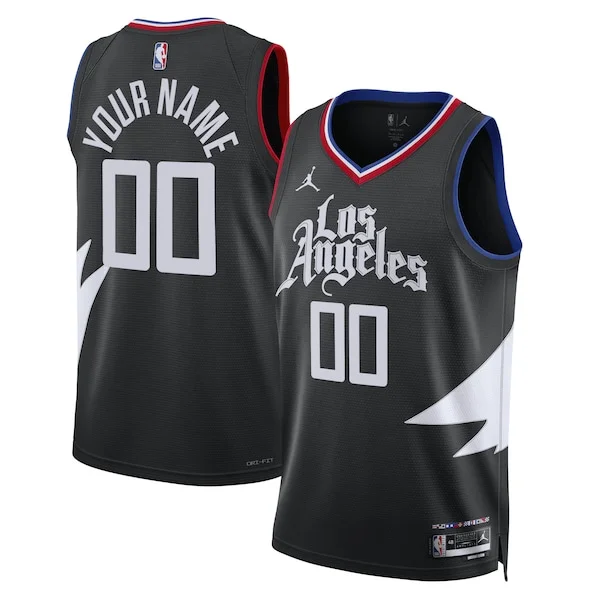Pratico Robusto LA Clippers Jordan Brand Unisex 2022/23 Swingman Custom Jersey Statement Edition Black