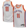 Bellissimo Resistente Meraviglioso Jalen Brunson New York Knicks Nike Youth 2024/25 Swingman Player Jersey City Edition White