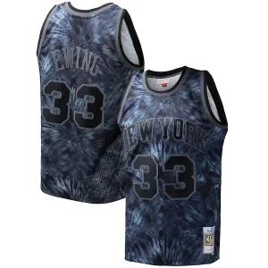 Elegante Patrick Ewing New York Knicks Hardwood Classics 1991/92 Tie Dye Swingman Jersey Black
