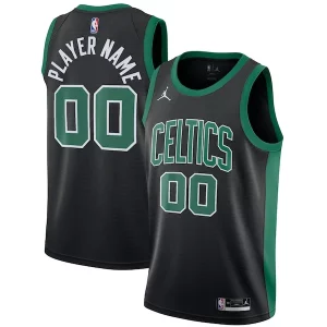 Cool Eccezionale Boston Celtics Jordan Brand Swingman Custom Jersey Statement Edition Black