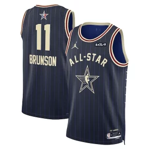 Carino Fantastico Fascinante Jalen Brunson Jordan Brand Unisex 2024 NBA All Star Game Swingman Jersey Navy