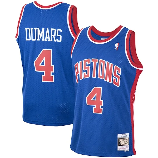 Raffinato Splendido Meraviglioso Joe Dumars Detroit Pistons 1988/89 Hardwood Classics Swingman Jersey Blue