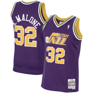 Versatile Cool Fantastico Karl Malone Utah Jazz 1991/92 Hardwood Classics Swingman Jersey Purple