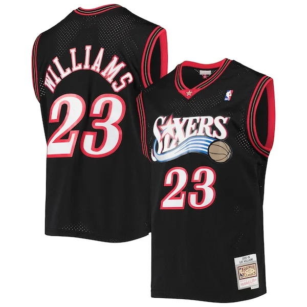 Carino Eccezionale Resistente Lou Williams Philadelphia 76ers 2005/06 Hardwood Classics Swingman Jersey Black