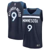 Incantevole Nickeil Alexander Walker Minnesota Timberwolves Fast Break Replica Player Jersey Icon Edition Navy