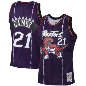 Attraente Marcus Camby Toronto Raptors 2001/02 Hardwood Classics Swingman Jersey Purple