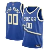 Fascinante Prestigioso Elegante Milwaukee Bucks Nike Unisex 2024/25 Custom Swingman Jersey City Edition Royal