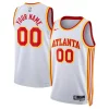 Meraviglioso Moderno Atlanta Hawks Nike Unisex Swingman Custom Jersey White Association Edition