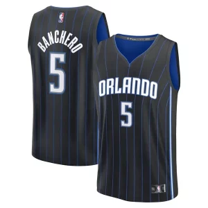 Sofisticato Versatile Paolo Banchero Orlando Magic Fast Break Replica Player Jersey Icon Edition Black