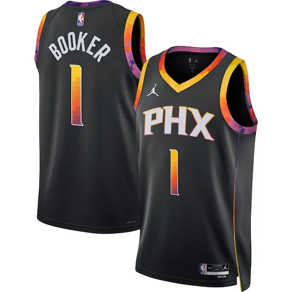 Bellissimo Devin Booker Phoenix Suns Jordan Brand Unisex Swingman Jersey Statement Edition Black