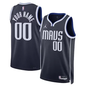 Splendido Versatile Dallas Mavericks Jordan Brand Unisex 2022/23 Swingman Custom Jersey Statement Edition Navy