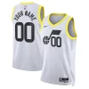Moderno Utah Jazz Nike Unisex Swingman Custom Jersey White Association Edition