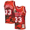 Magnifico Versatile Ottimo Alonzo Mourning Miami Heat 1996/97 Hardwood Classics Lunar New Year Swingman Jersey Red