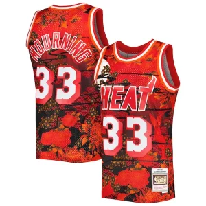 Magnifico Versatile Ottimo Alonzo Mourning Miami Heat 1996/97 Hardwood Classics Lunar New Year Swingman Jersey Red