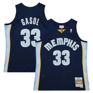 Attraente Stupendo Gorgeous Marc Gasol Memphis Grizzlies 2008/09 Hardwood Classics Swingman Throwback Jersey Navy