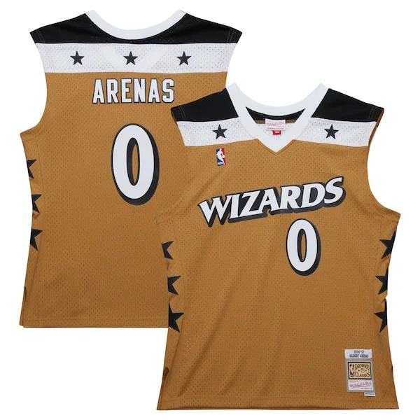 Sofisticato Gilbert Arenas Washington Wizards 2006/07 Hardwood Classics Swingman Jersey Gold