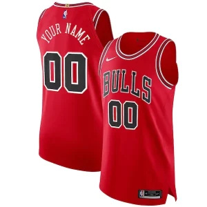 Raffinato Chicago Bulls Nike Authentic Custom Jersey Red Icon Edition