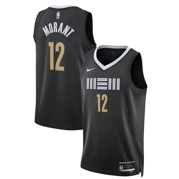 Lussuoso Fantastico Ja Morant Memphis Grizzlies Nike Unisex 2023/24 Swingman Jersey Black City Edition