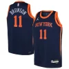 Eccezionale Jalen Brunson New York Knicks Jordan Brand Youth Swingman Jersey Statement Edition Navy