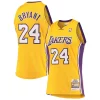 Comodo Men's Los Angeles Lakers Kobe Bryant Gold Hardwood Classics 2008 09 Authentic Jersey
