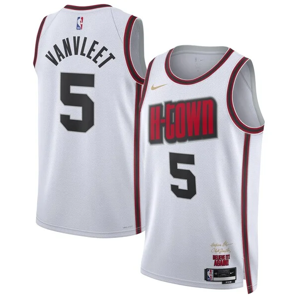 Trendy Fred VanVleet Houston Rockets Nike Unisex 2024/25 Swingman Player Jersey City Edition White