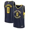 Magnifico Tyrese Haliburton Indiana Pacers Youth Fast Break Replica Player Jersey Icon Edition Navy