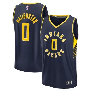 Magnifico Tyrese Haliburton Indiana Pacers Youth Fast Break Replica Player Jersey Icon Edition Navy