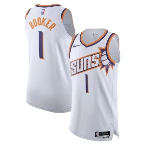 Accattivante Resistente Devin Booker Phoenix Suns Nike Authentic Jersey Association Edition White