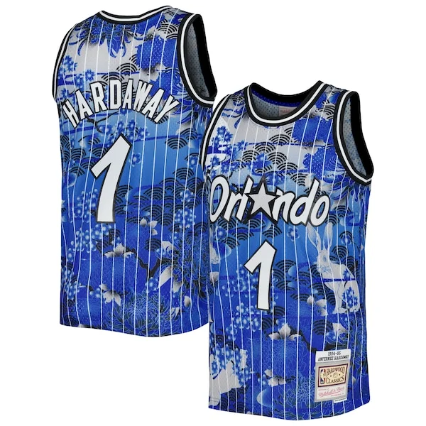 Prestigioso Penny Hardaway Orlando Magic 1994/95 Hardwood Classics Lunar New Year Swingman Jersey Blue