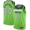 Meraviglioso Ottimo Delizioso Minnesota Timberwolves Jordan Brand Swingman Custom Jersey Statement Edition Green
