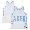 Prestigioso Los Angeles Lakers Hardwood Classics Blown Out Fashion Jersey White