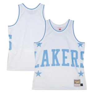 Prestigioso Los Angeles Lakers Hardwood Classics Blown Out Fashion Jersey White