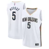 Magnifico Dejounte Murray New Orleans Pelicans Fast Break Replica Player Jersey Association Edition White