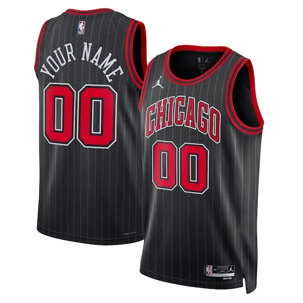 Resistente Ottimo Robusto Chicago Bulls Jordan Brand Unisex 2022/23 Swingman Custom Jersey Statement Edition Black