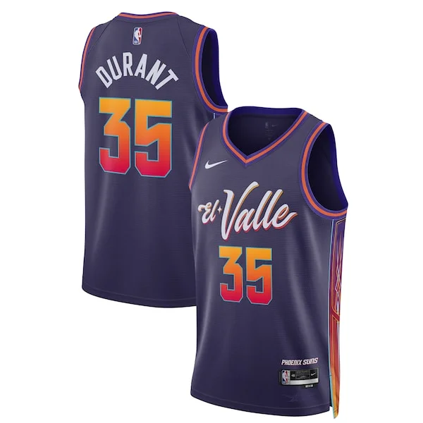 Meraviglioso Kevin Durant Phoenix Suns Nike Unisex 2023/24 Swingman Jersey Purple City Edition