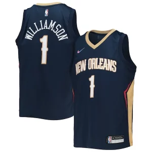 Stupendo Zion Williamson New Orleans Pelicans Nike Youth 2021/22 Diamond Swingman Jersey Icon Edition Navy
