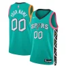 Duraturo Incantevole Cool San Antonio Spurs Nike Unisex 2022/23 2022/23 Swingman Custom Jersey City Edition Turquoise