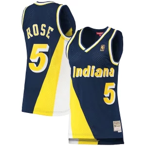 Cool Carino Fascinante Jalen Rose Indiana Pacers Women's 1996/97 Hardwood Classics Swingman Jersey Navy