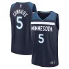Prestigioso Pratico Anthony Edwards Minnesota Timberwolves Fast Break Replica Player Jersey Icon Edition Navy