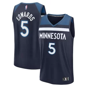 Prestigioso Pratico Anthony Edwards Minnesota Timberwolves Fast Break Replica Player Jersey Icon Edition Navy