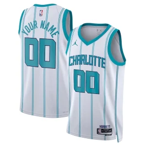 Fantastico Charlotte Hornets Jordan Brand Unisex Swingman Custom Jersey White Association Edition